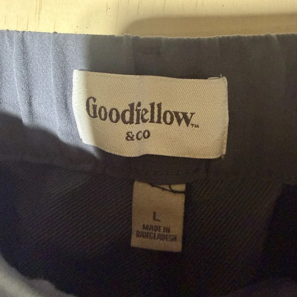 Goodfellow & Co Golf Pants Mens Large Gray Stretch Performance Casual Chinos
